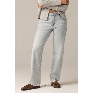 Pilcro Anthropologie The Curvy Baggy Boyfriend Jeans Tall 33